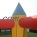 Costway Inflatable Mighty Bounce House Jumper Castle Moonwalk Without Blower   